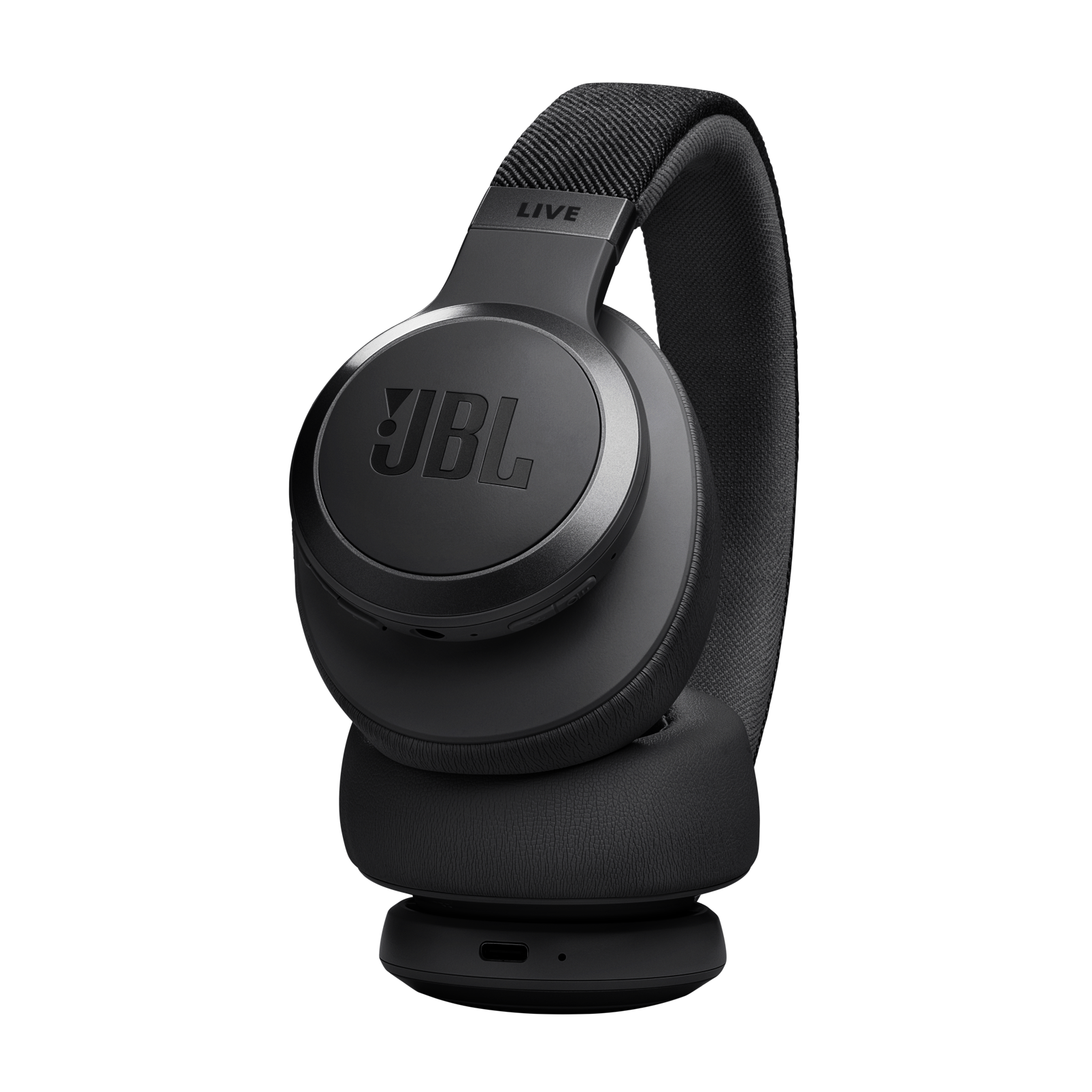 JBL Live 770NC - Black - Wireless Over-Ear Headphones with True Adaptive Noise Cancelling - Detailshot 2